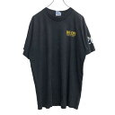 【中古】【古着】 BAYSIDE'S 半袖 プリントTシャツ Lサイズ ブラック 古着卸 アメリカ仕入 t2206-3716