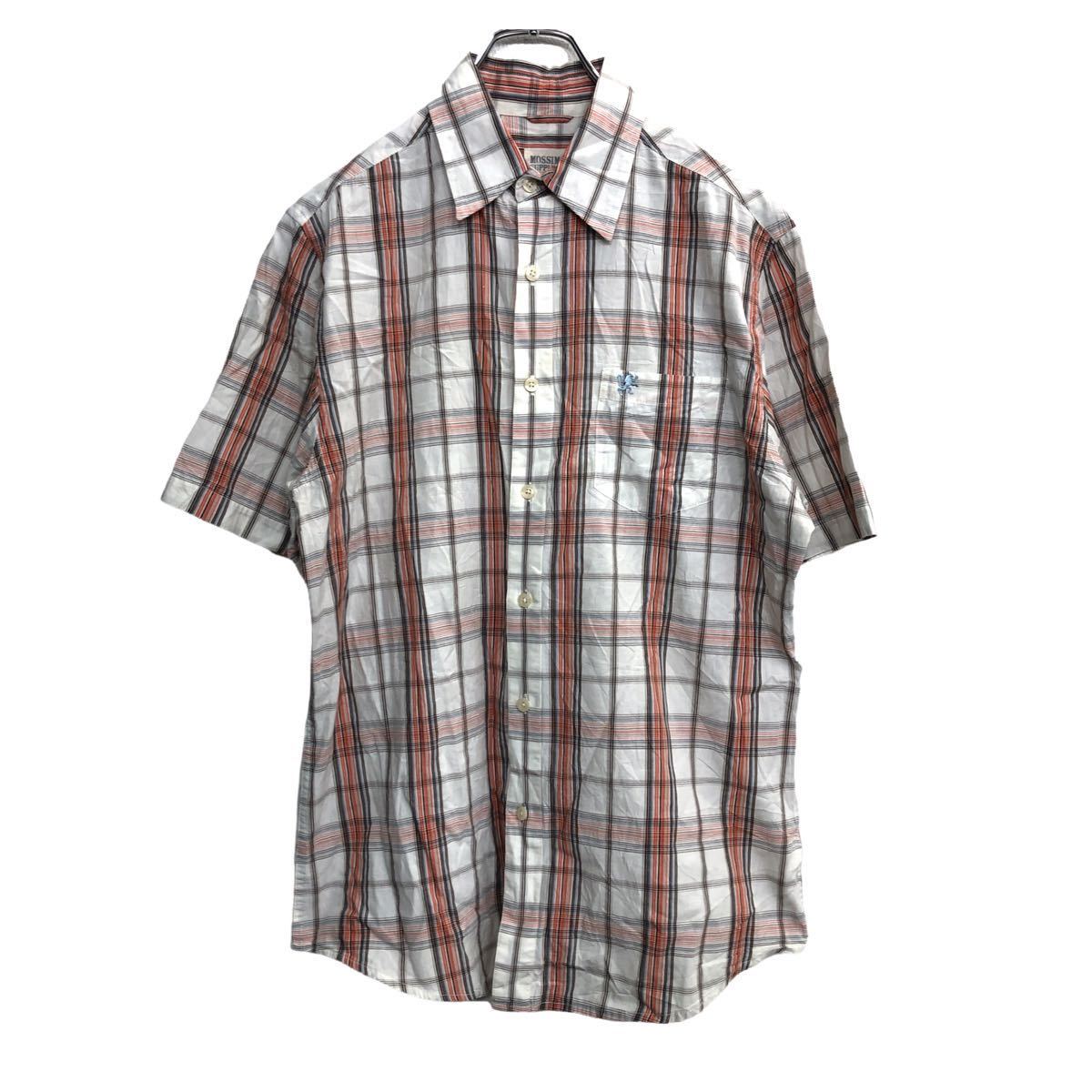 【中古】【古着】 MOSSIMO SUPPLY CO. 半袖 チェックシャツ Mサイズ 古着卸 アメリカ仕入 t2206-3894
