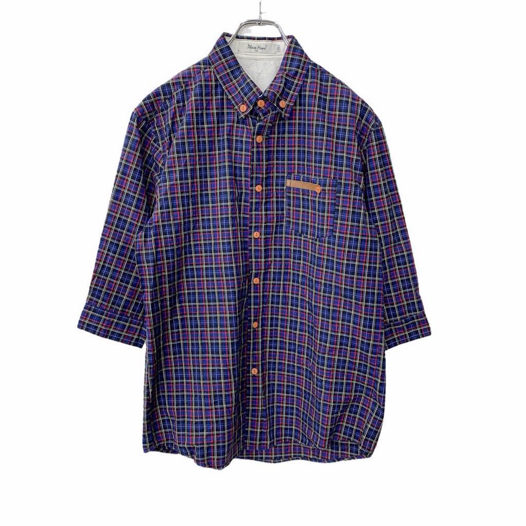 【中古】【古着】 5分丈 XLサイズ ビッグサイズ ネイビー レッド ブラック 古着卸 アメリカ仕入 t2206-3896