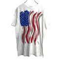【中古】【古着】 HYBRID 半袖 プリントTシャツ Lサイズ ハイブリッド ホワイト 古着卸 アメリカ仕入 t2206-3919