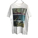 【中古】【古着】 半袖 プリントTシャツ Mサイズくらい ホワイト 古着卸 アメリカ仕入 t2206-3930