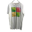 【中古】【古着】 HOLLISTER 半袖 プリントTシャツ XLサイズ ホワイト 古着卸 アメリカ仕入 t2206-3934
