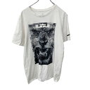 【中古】【古着】 NIKE 半袖プリントTシャツ Mサイズ ナイキ DRI-FIT スポーツブランド ホワイト 古着卸 アメリカ仕入 t2206-4278