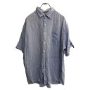 【中古】【古着】 半袖シャツ XLサイズ レギュラー ライトブルー 古着卸 アメリカ仕入 t2206-4298