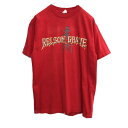 【中古】【古着】 ALSTYLE 半袖 プリントTシャツ Mサイズ レッド 古着卸 アメリカ仕入 t2206-4564