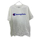 【中古】【古着】 Champion ロゴTシャツ XLサイズ チャンピオン オーセンティック プリントTシャツ ホワイト 古着卸 アメリカ仕入 t2207-31...