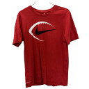 【中古】【古着】 NIKE ロゴTシャツ Mサイズ ナイキ スポーツ アメフト スウォッシ t2207-3236