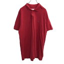 【中古】【古着】 Levi's 半袖 ポロシャツ Lサイズくらい リーバイス レッド 古着卸 アメリカ仕入 t2207-3270