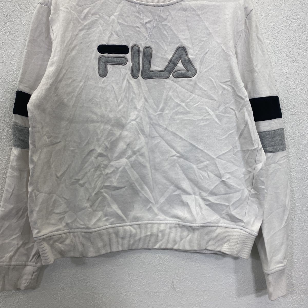 ����šۡڸ���� FILA �����������å� ��ǥ����� M������ �ե��� ���롼�ͥå��������å� �ۥ磻�� ���岷 ����ꥫ���� t2207-3338