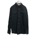 【中古】【古着】 Wrangler 長袖シャツ Sサイズ ラングラー ブラック 古着卸 アメリカ仕入 t2207-3617