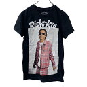 【中古】【古着】 RICH FOREVER MUSIC 半袖プリントTシャツ XSサイズ ブラック 古着卸 アメリカ仕入 t2207-3670