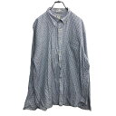 【中古】【古着】 J.CREW 長袖 チェックシャツ XLサイズ ジェイクルー 青 緑 古着卸 アメリカ仕入 t2207-3775