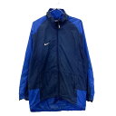 【中古】【古着】 NIKE ナイロンジャケット Mサイズ ナイキ スポーツ ロングテール ブルー 古着卸 アメリカ仕入 t2207-3832