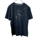 【中古】【古着】 NIKE 半袖プリントTシャツ Mサイズ ナイキ スポーツブランド ブラック 古着卸 アメリカ仕入 t2207-4074
