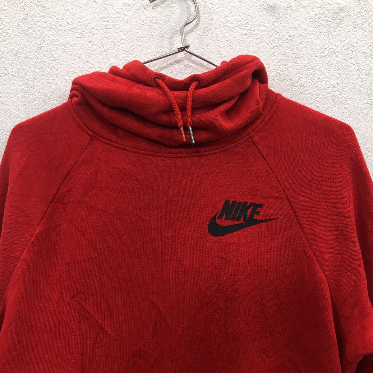 NIKE ロゴスウェット M ナイキ レッド スポーツウェア 古着卸 アメリカ仕入 t2208-3192