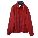 【中古】【古着】 LONDON FOG ジップアップジャケット XLサイズ程度 ロンドンフォグ レッド 古着卸 アメリカ仕入 t2208-3372