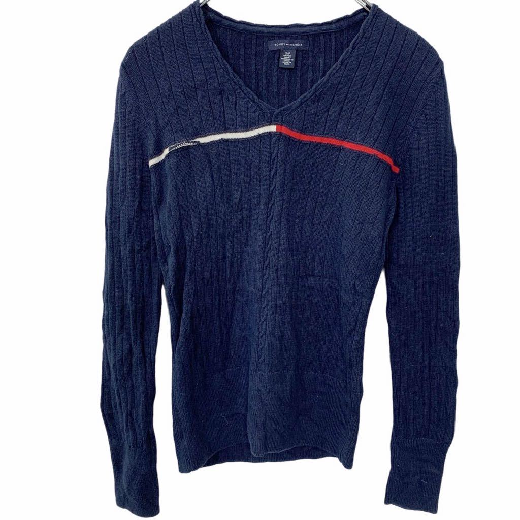 ����šۡڸ���� TOMMY HILFIGER V�ͥå��������� ��ǥ����� S������ �ȥߡ��ҥ�ե����� �ͥ��ӡ� ���岷 ����ꥫ���� t2209-3083