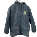 【中古】【古着】 kappa ジップアップジャケット XSサイズ程度 カッパ ダークグレー 古着卸 アメリカ仕入 t2209-3473