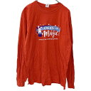 【中古】【古着】 GILDAN 長袖Tシャツ Lサイズ ギルダン プリント レッド 古着卸 アメリカ仕入 t2210-3109