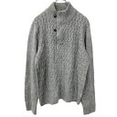 【中古】【古着】 CRAFTED セーター XLサイズ ビッグサイズ グレー 古着卸 アメリカ仕入 t2210-3299