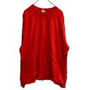 【中古】【古着】 GILDAN プリント ロングTシャツ 2XL ギルダン ビッグサイズ レッド 古着卸 アメリカ仕入 t2210-3438