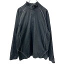 【中古】【古着】 Champion プルオーバージャケット XLサイズ チャンピオン ビッグサイズ ハーフジップ ブラック 古着卸 アメリカ仕入 t2211-3...