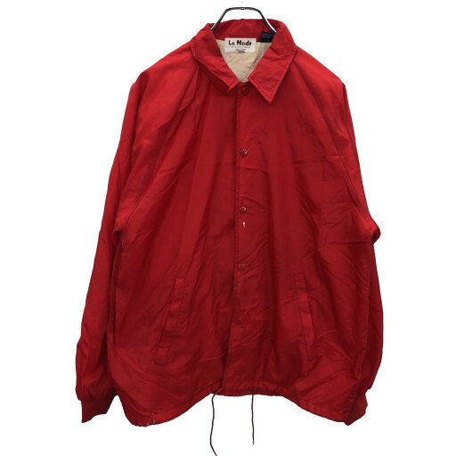 【中古】【古着】 La Mude ナイロンジャケット Mサイズ レッド ラグラン 古着卸 アメリカ仕入 t2212-3110 【中古】【古着】 La Mude ナイロンジャケット Mサイズ レッド ラグラン 古着卸 アメリカ仕入 t2212-3110