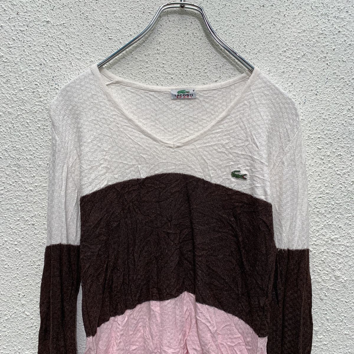 【中古】【古着】 LACOSTE 薄手 ニット...の紹介画像2