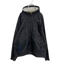 【中古】【古着】 EDDIE BAUER マウンテンパーカー M ブラック ブルー エディーバウアー アウトドア ナイロンジャケット 古着卸 アメリカ仕入れ a...