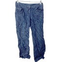 【中古】【古着】 ロングパンツ レディース W34 インディゴブルー 古着卸 アメリカ仕入 2302-381