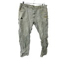 【中古】【古着】 Dickies ワーク・ペインターパンツ W37 ディッキーズ グレー 古着卸 アメリカ仕入 2302-484