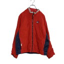 【中古】【古着】 TOMMY HILFIGER ジップアップ リバーシブル ジャケット レディース L レッド ネイビー ナイロン 古着卸 アメリカ仕入 a502-5450