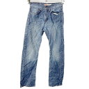 【中古】【古着】 Levi's 514 デニムパンツ W26 リーバイス ブルー 古着卸 アメリカ仕入 2302-804