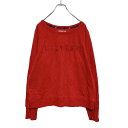 【中古】【古着】 TOMMY HILFIGER スウェット トレーナー レディース L レッド トミーヒルフィガー 刺繍ロゴ 古着卸 アメリカ仕入 a502-5519