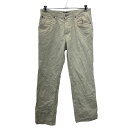 【中古】【古着】 TOMMY HILFIGER ロングパンツ W34 トミーヒルフィガー ベージュ 古着卸 アメリカ仕入 2302-1155