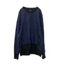 【中古】【古着】 GAP 無地スウェット Mサイズ ギャップ サイドジップ トレーナー 紺 ネイビー 古着卸 アメリカ仕入れ a403-5594