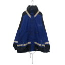 【中古】【古着】 champion ナイロン ジャケット L ブルー チャンピオン スポーツ 古着卸 アメリカ仕入 a503-5731