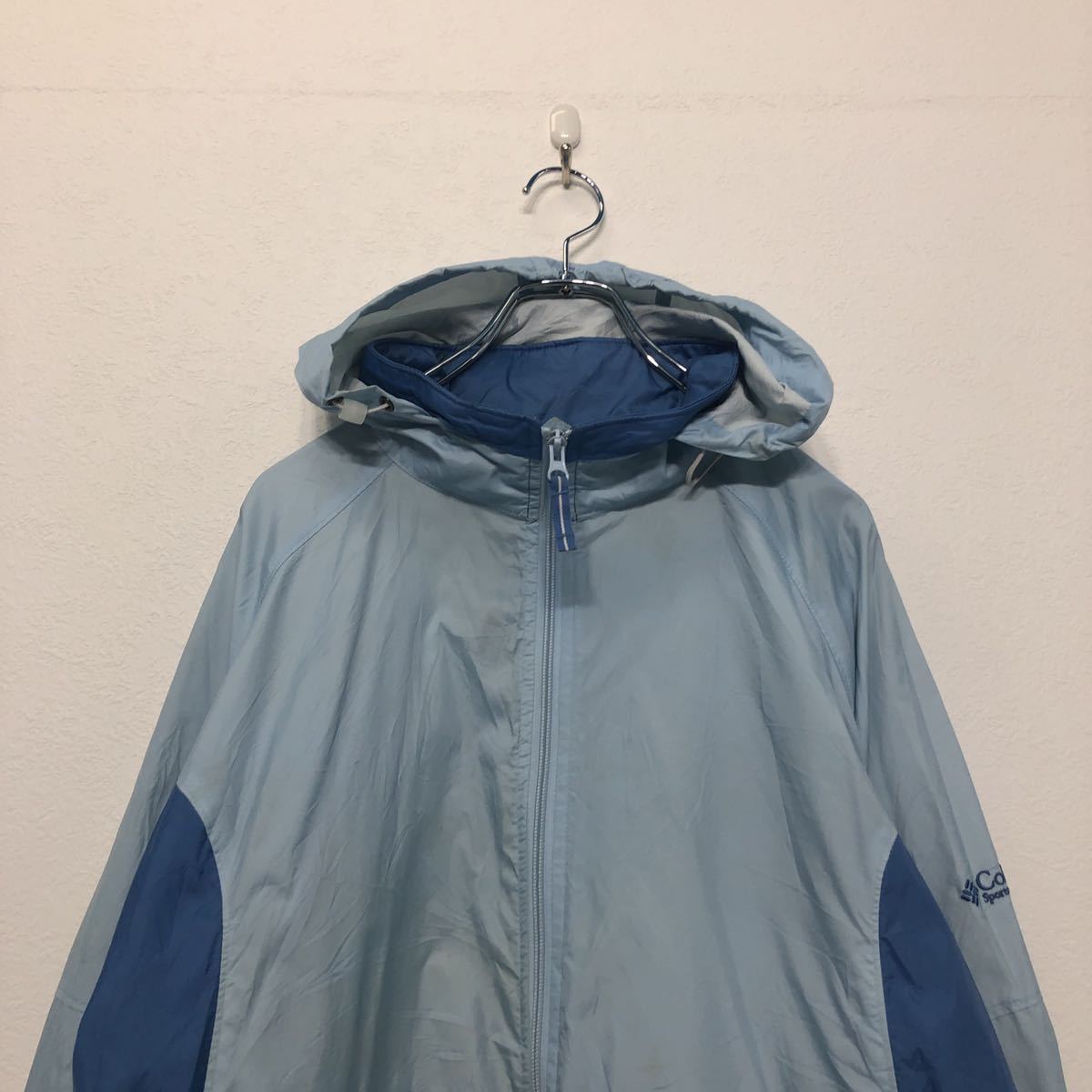 【中古】【古着】 columbia マウンテン パーカー XL ブルー コロンビア ビッグサイズ レディース アウトドア 古着卸 アメリカ仕入 a503-5734