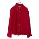 【中古】【古着】 LA MARTINA 長袖シャツ XXL スリムフィット レッド 古着卸 アメリカ仕入 a503-5956(4)