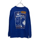 【中古】【古着】 STAR WARS 長袖 プリント Tシャツ XL ブルー スターウォーズ ロンT ロングTシャツ 古着卸 アメリカ仕入 a503-5998