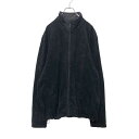 【中古】【古着】 CANDA ジップアップ フリース ジャケット XL ブラック 無地 ビッグサイズ 古着卸 アメリカ仕入れ a412-5553
