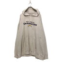 【中古】【古着】 NFL SAN DIEIO CHAGERS ロゴ スウェット 2XL位 ベージュ サンディエゴチャージャーズ アメフト 古着卸 アメリカ仕入 ...