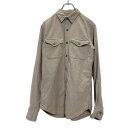 【中古】【古着】 J.CREW 長袖 無地 シャツ XS グレージュ ジェイクルー 古着卸 アメリカ仕入 a503-6356