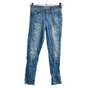 【中古】【古着】 Levi's デニムパンツ W27 リーバイス スキニーレグ レディース ライトブルー 古着卸 アメリカ仕入 2303-925