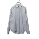 【中古】【古着】 Calvin Klein 長袖 ストライプ シャツ 16 Lサイズ カルバンクライン 青 ブルー 古着卸 アメリカ仕入れ a405-5718