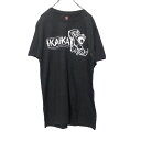 【中古】【古着】 Hanes プリントTシャツ Mサイズ ヘインズ 黒 ブラック 古着卸 アメリカ仕入れ a408-5069