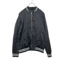 【中古】【古着】 FOREVER21 ナイロンスタジャン Mサイズ レディース ブルゾン 黒 ブラック 古着卸 アメリカ仕入れ a401-6094