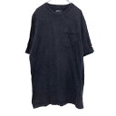 【中古】【古着】 Dickies 半袖 無地 ポケット Tシャツ L ブラック ディッキーズ ワーク 古着卸 アメリカ仕入 a503-7217