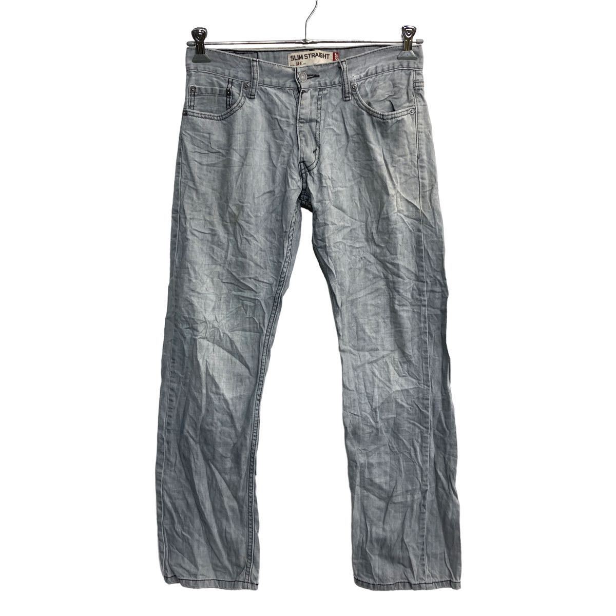 【中古】【古着】 Levi's 514 デニムパンツ W30 リーバイススリムストレート グレー 古着卸 アメリカ仕入 2304-180