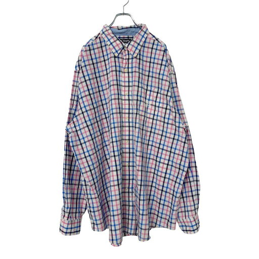 CHAPS チェックシャツ 3XLサイズ ビッグサイズ チャップス ボタンダウン 古着卸 アメリカ仕入 a504-5386 CHAPS チェックシャツ 3XLサイズ ビッグサイズ チャップス ボタンダウン 古着卸 アメリカ仕入 a504-5386